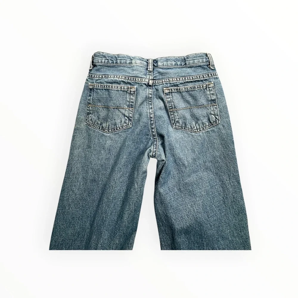 Urban Pipeline Jeans Boy 12 Blue Medium Wash Straight Leg Distressed Denim Pants